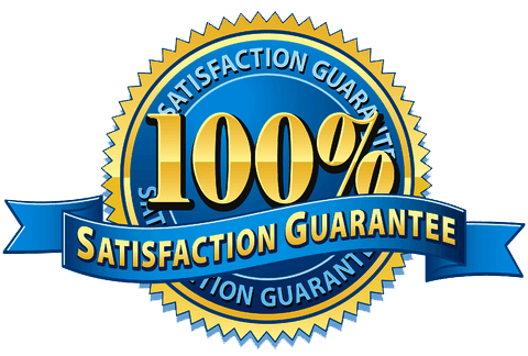 100% satisfaction guarantee